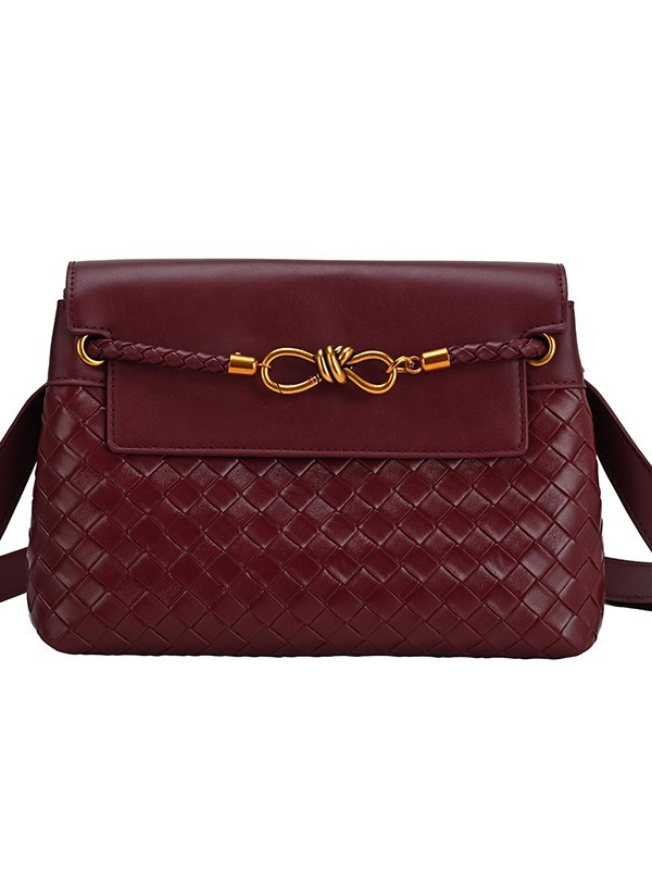 Bolsas de tejido de tendencia transfronteriza mujeres 2026 nuevo nicho ligero de lujo de hombro de mujer bolsas de viaje retro