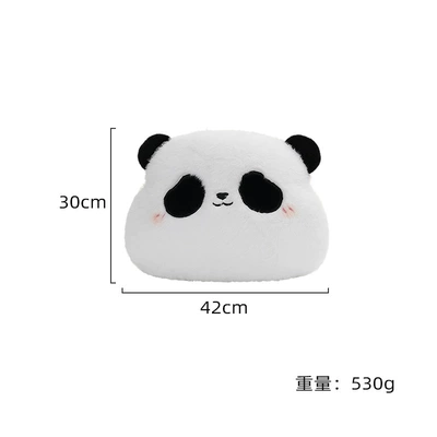 Wool pad — cushion cross-mirror - panda-1-lumbar-support