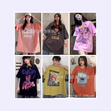 新款夏装短袖T恤女大码宽松体恤摆摊赶集跑江湖10元模式货源批发