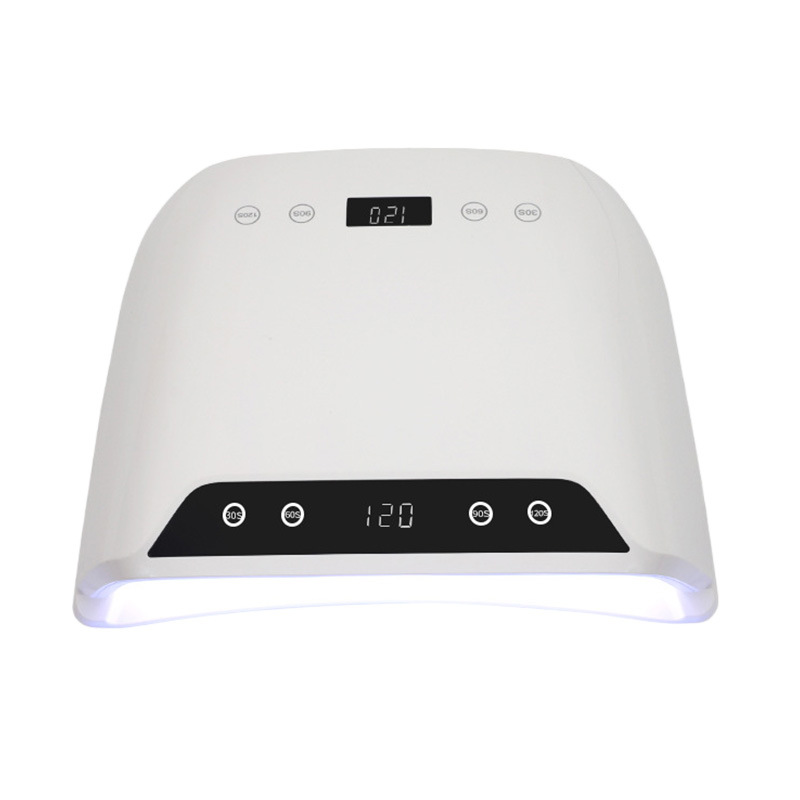 Lámpara de manicura de alta potencia 72 lámparas de gran capacidad de manicura horneado lámpara led luz de terapia de secado rápido máquina de terapia de manicura transfronteriza