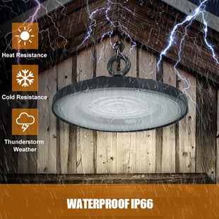 UFO UFO lamp high-power bright led factory factory chandelier waterproof dustproof ceiling lamp round mining lamp
