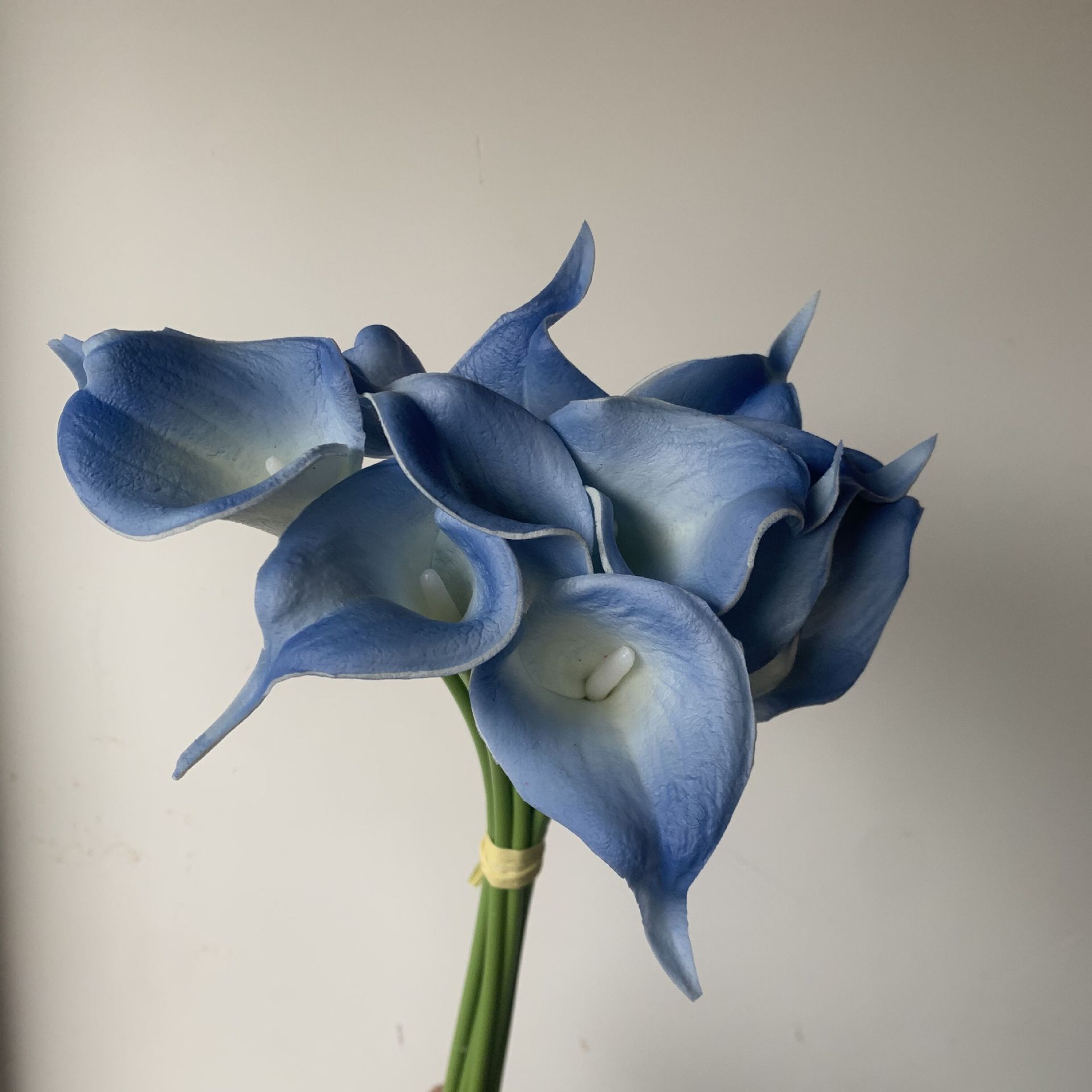 Flor artificial pu sentir Calla Lily Sala decoración del hogar diseño hogar a juego novia celebración flor