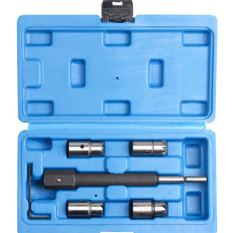 Набор из 17 предметов/7 предметов, инструмент для расточки основания форсунки дизельного топлива, клапана основания клапана отложений углерода, автомобильный инструмент для расточки.