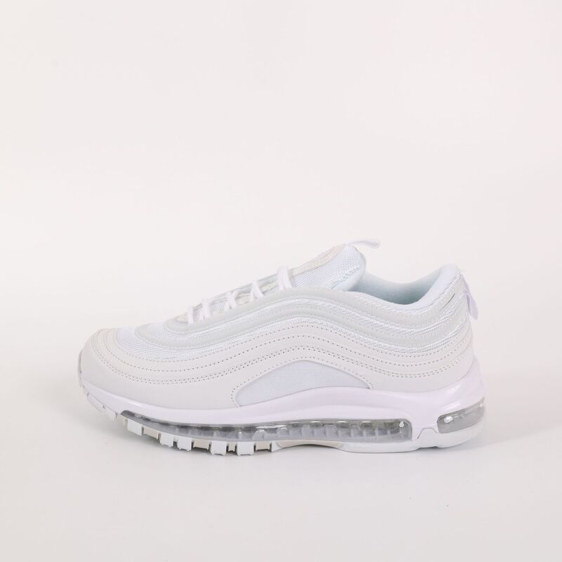 Putian Pure Original Air Max 97 Pure White Bullet Air Cushion Couple's Casual Shoes in Stock Wholesale