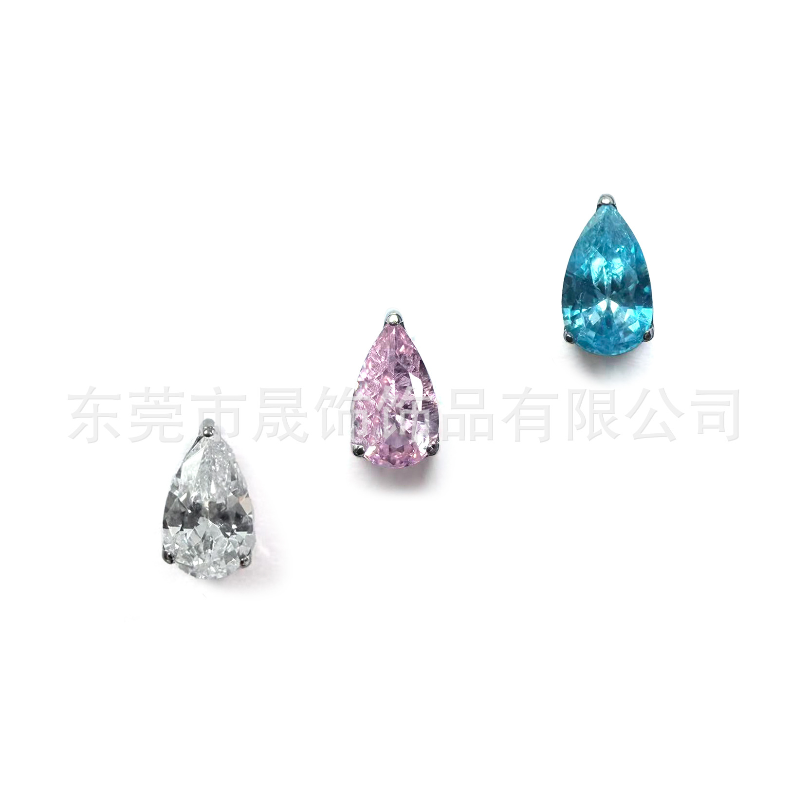 F136 Titanium Alloy Teardrop 型 Ear Stud Studded 5A Cubic Zirconia Helix Cartilage Stud G23 Titanium Internal Thread Labret Stud Piercing Jewelry 头