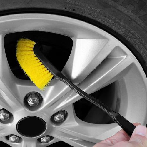Car-specific gap brush wheel hub tire brush car wash brush automotive interior and exterior cleaning brush car dust removal floor brush