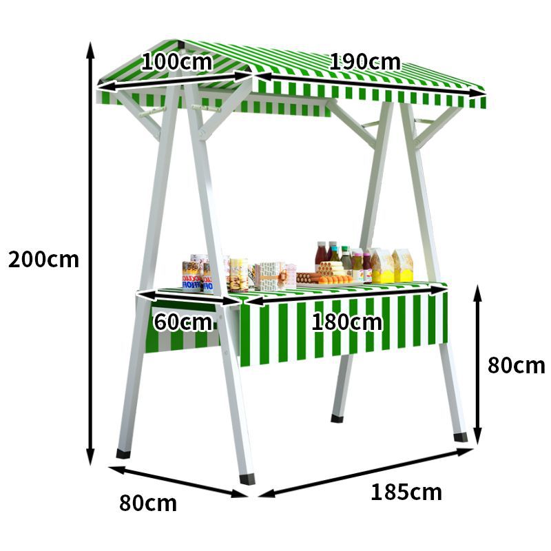 1.9 플러스 휠(테이블보 포함) - 줄무늬 녹색