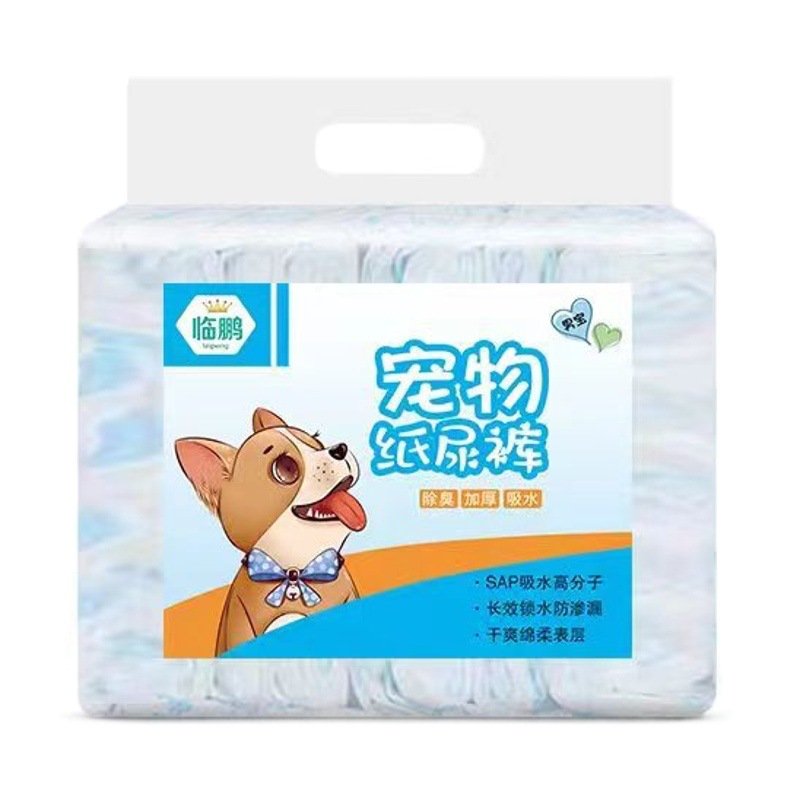 [Factory straight hair] with urine show pet physiological pants dog diaper breathable deodorant pet diapers wholesale