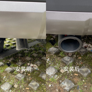 Suitable for 24-25 Prado Lc250 Modified Special Tail Pipe Exhaust Pipe Decorative Car Accessories