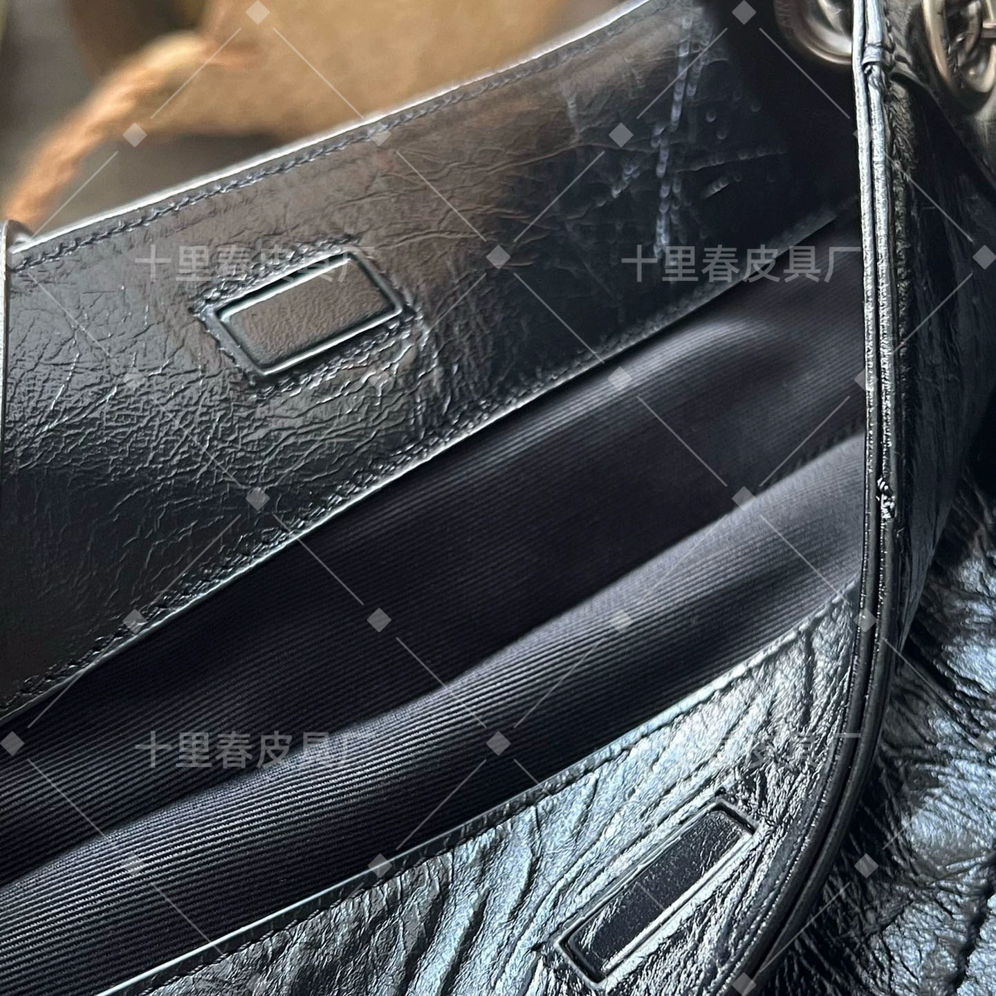 Оригинальная кожаная сумка Niki Shopping Bag из поплавной древесины ретро складная складчатая восковая кожаная сумка для покупок