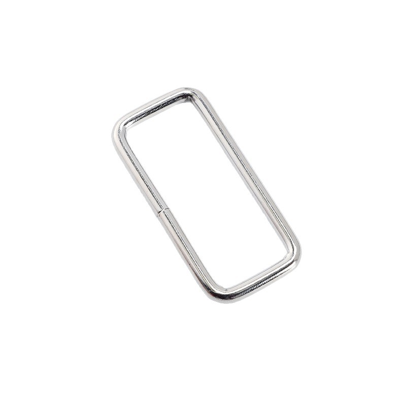 Hebilla Rectangular para Correas de Hierro, para Bolsos y Ropa
