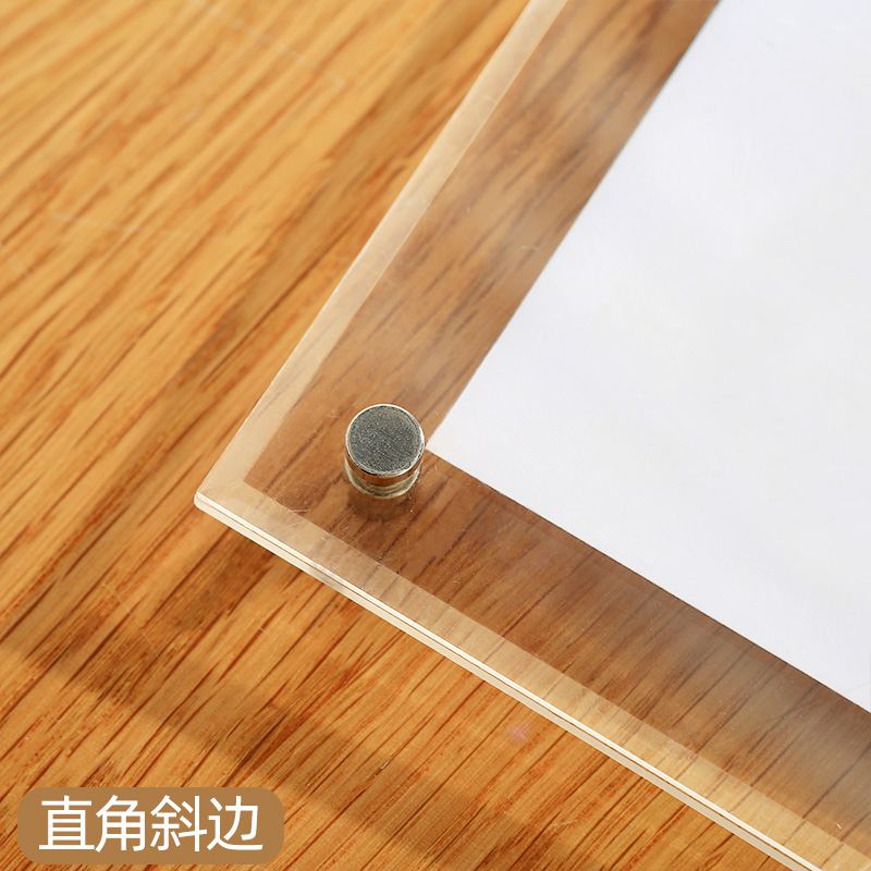 Marco de fotos acrílico marco de visualización de tarjetas postales 6 pulgadas 67 ocho cristal transparente marco vacío a4 marco de fotos Yunbang