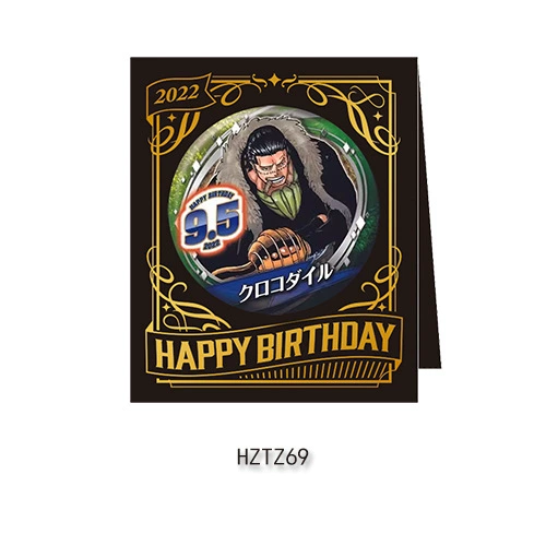 Бейдж дня рождения Comic Factory ONE PIECE Лuffy Zoro Chopper Sanji Nami стойка для бейджей на день рождения