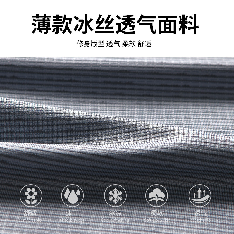 Ropa de verano, ropa deportiva, ropa casual de verano, pantalones cortos de hielo secos rápidos, ropa de hombre para correr, mangas cortas para adolescentes