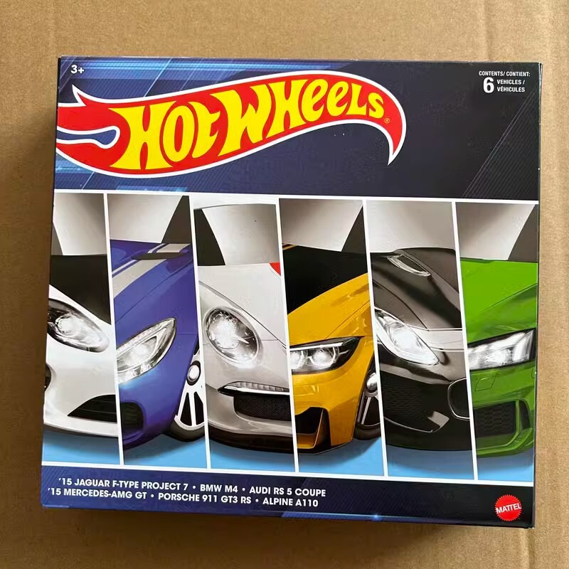 Hot Wheels Collection Theme Gift Box Six Pack HGM12 Legend Classic Boy Collection Car Model Toys