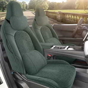 Chery Qq3Ev üçün dörd fəsil universal, deşikli süet oturacaq üzlükləri