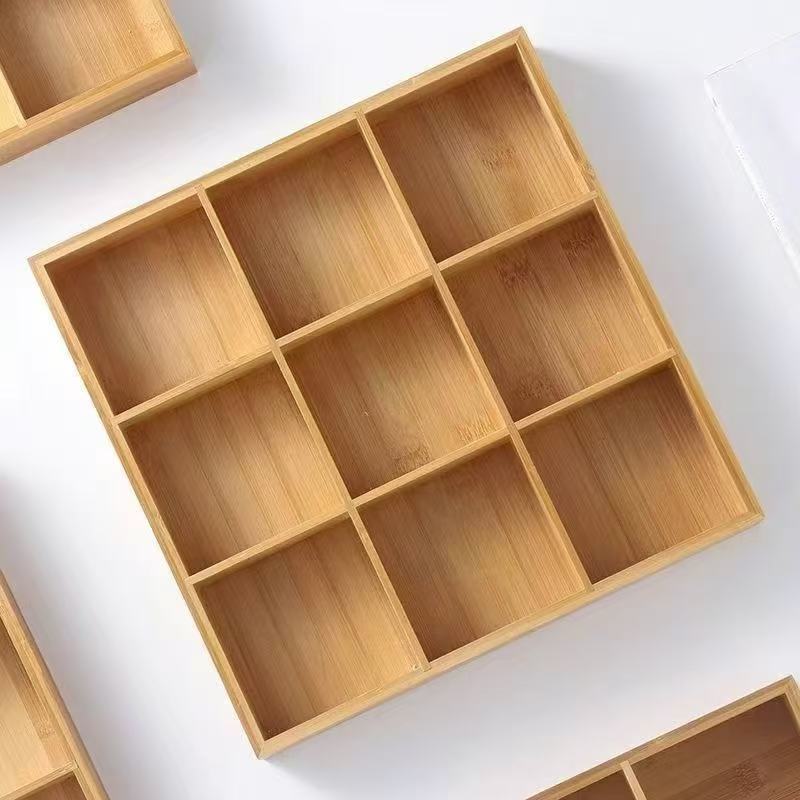 囲炉煮茶トレー果物皿お菓子皿四宮格木造九宮格乾茶皿|undefined