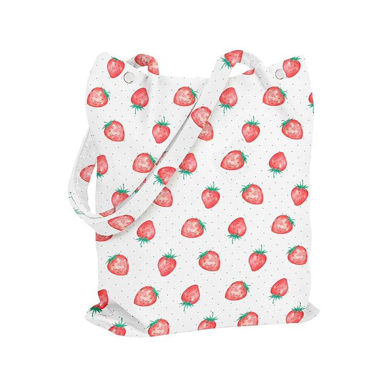 Bolsa de moda impresa de velcro para mujeres, bolso de transporte diario, bolsa de viaje portátil