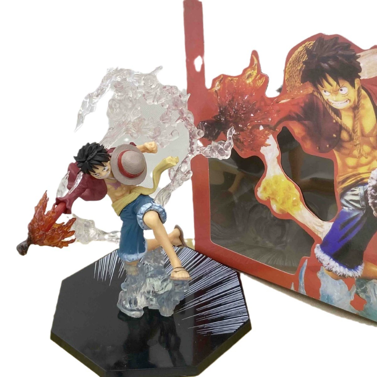 PVC-фигура (One Piece) Огненный кулак Лефи, 18 см, коллекционная коробка цвета