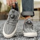 Hollow out large mesh men's shoes, breathable straw woven rotating buckle board shoes, men's one foot lazy shoes, student summer 2024 new model