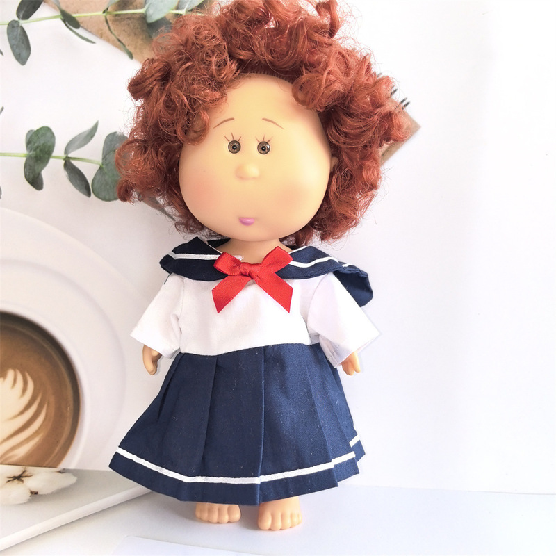 Cross-Border Spanish Potato Doll 24cm Toy Navy Dress Sailor Uniform Dress