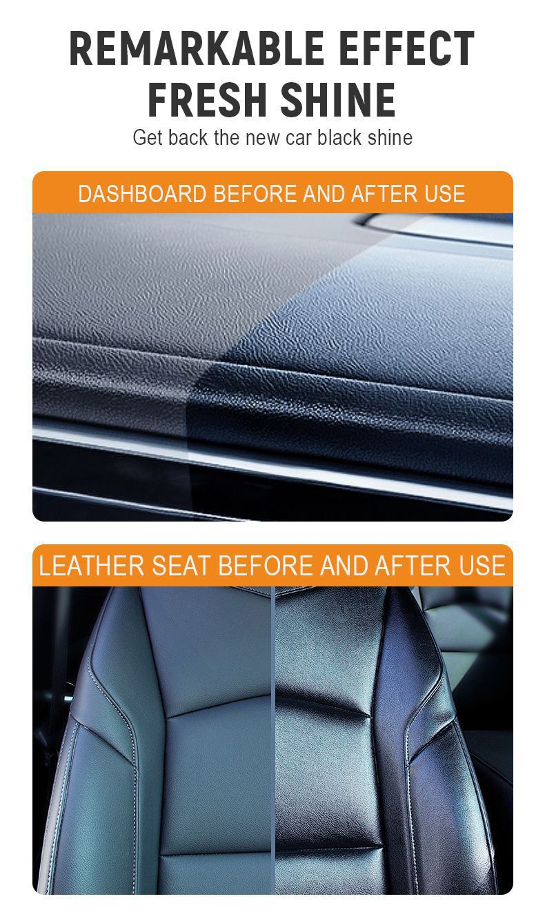 Cross-Border Exclusive Supply: Car Interior Refurbishment Leather Nourishing Cream, Interior Coating Agent, Car Cleaning and Maintenance Agent