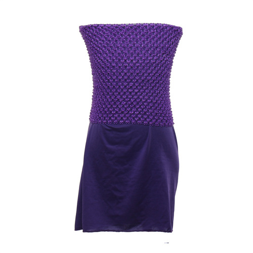 Korean mesh camisole children's knitting large wrap blouse 9inch girl handmade skirt puffy dress elastic top lining