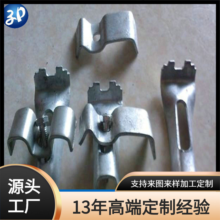 批发钢格板六角头螺栓安装夹 镀锌钢格板安装卡