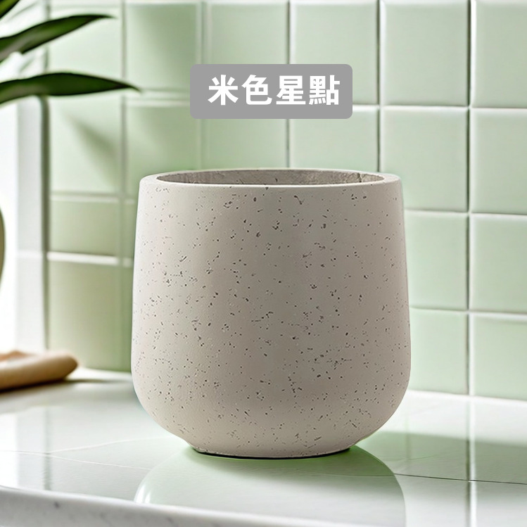 アップグレードされたマグネシウム泥植木鉢セメント植木鉢通気性のあるシンプルなラウンド植木鉢植物鉢植え北欧インターネットセレブファッション|undefined