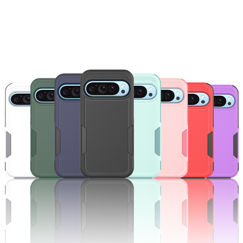 Aplicable transfronterizo Google Pixel 9 2 en 1 cubierta de navegación pc + tpu caja de teléfono celular a prueba de caídas al por mayor