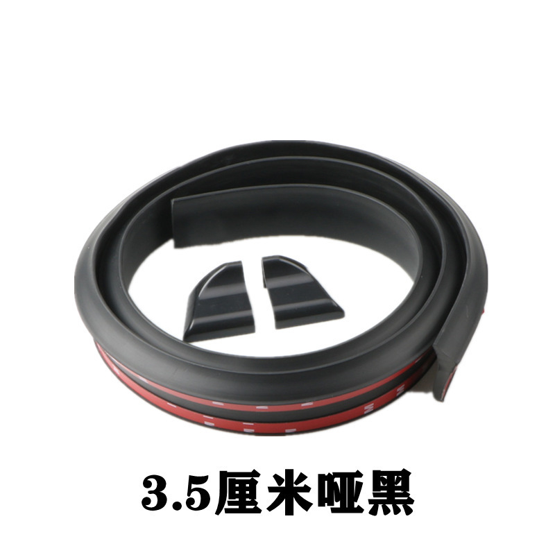 Universal Universal Carbon Fiber Look Spoiler, No Drilling (Fixed wind wing) - width-35cm-matte-black