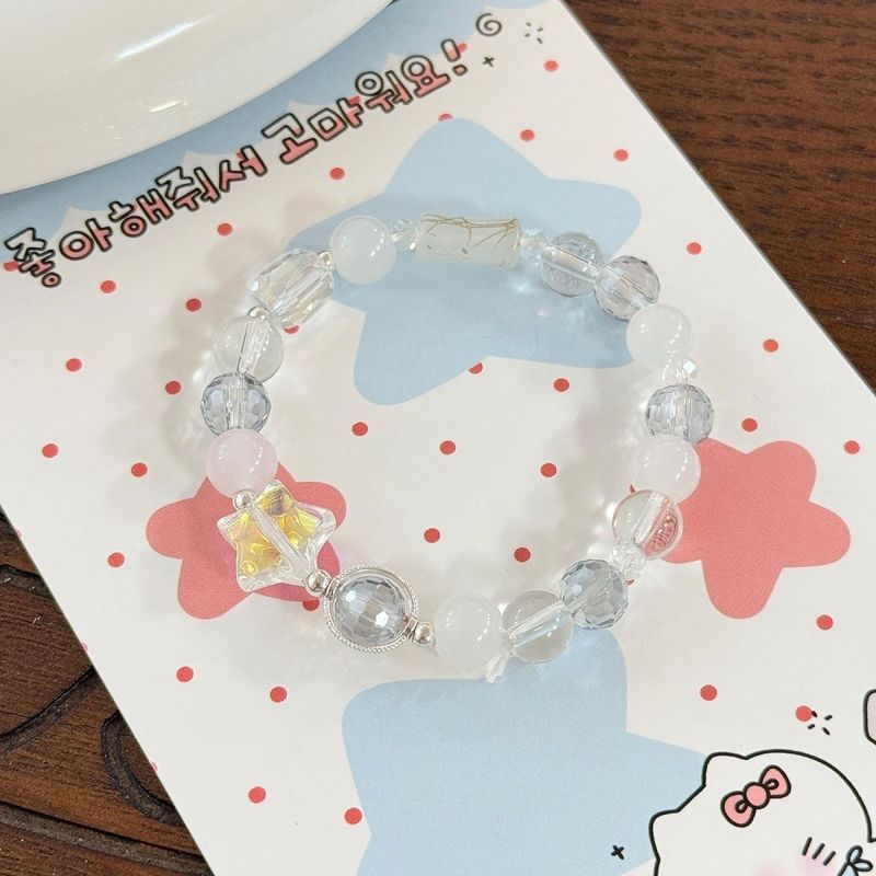 人気の超妖精オーシャンスタイルマーメイドブレスレットサメマンヤオシーブルーイミテーションパールライトラグジュアリーで絶妙なカップルブレスレット|undefined