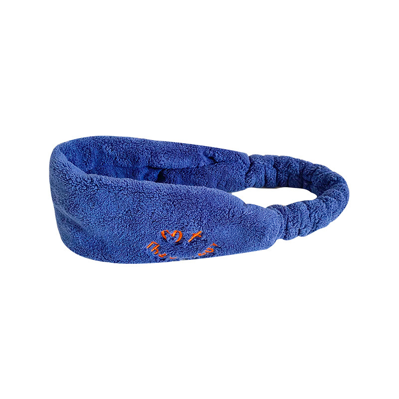 Cartoon animal bordado logotipo personalizado bandana de cabello para mujeres lavar la cara maquillaje banda de cabello antideslizante tocado comercio exterior suministro directo