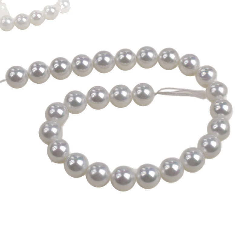 quality glass necklace and bracelet pearl