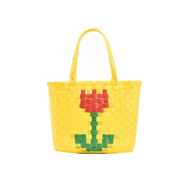 Fashion Woven Flower Portable Bag display picture 26