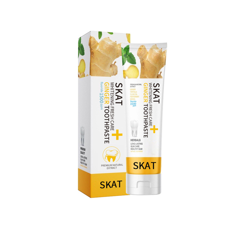 国境を越えた卸売専用 SKAT ジンジャーティーストック 50g チューブ輸出用歯のフレッシュニング、口腔の歯の固定、歯茎のケアに|undefined