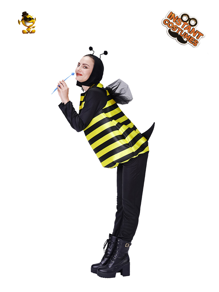 Halloween padres e hijos 1 de junio día de los niños ropa nueva adorable abeja adulta juego de rol cos