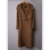 Cashmere coat + belt
