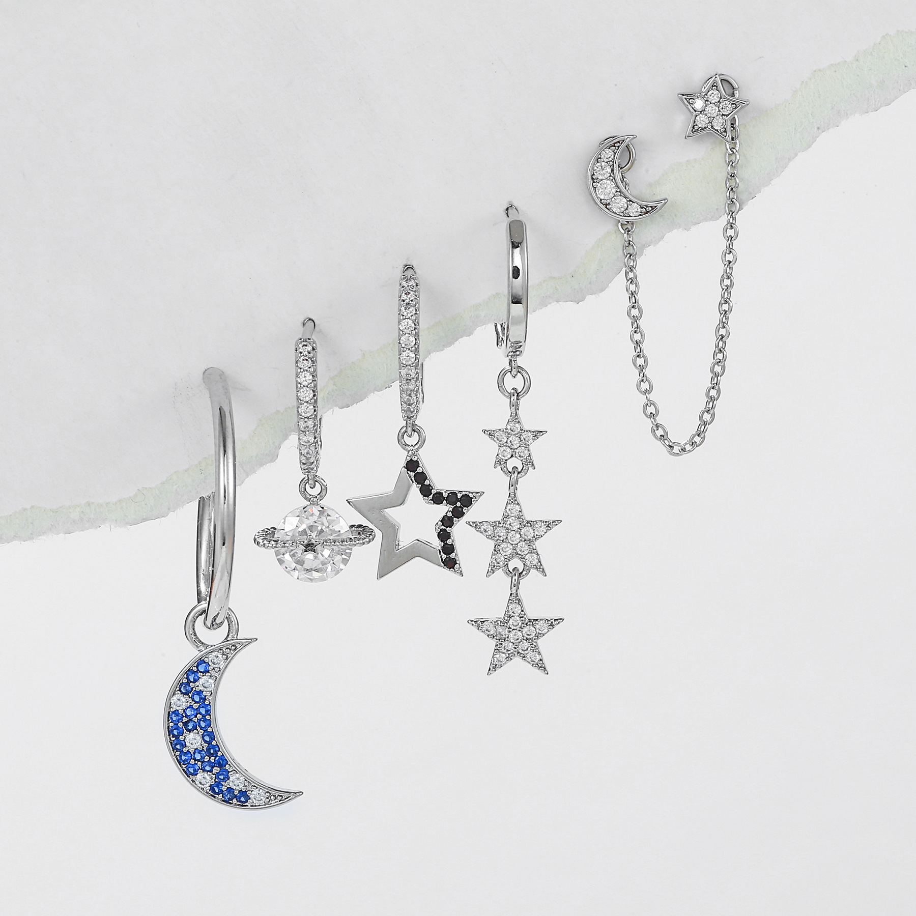 Asymmetrical earrings