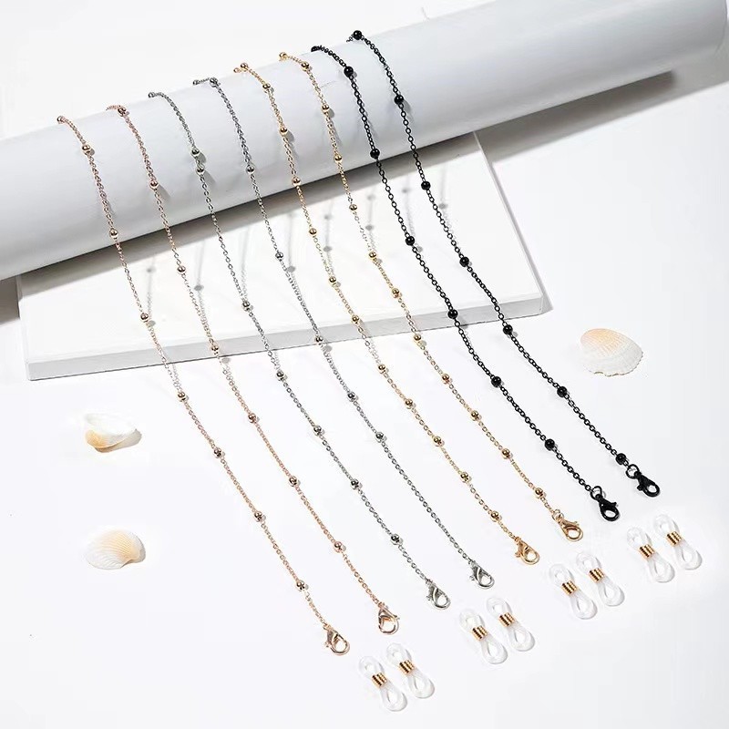 European and American new fashionable eyeglass chain pearl accessories women's niche design high-end jewelry sunglasses chain wholesale