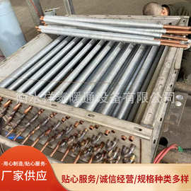 钢铝复合蒸汽翅片管散热器铝翅片式换热器烘干烤房热交换器不锈钢