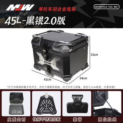 Motorcycle trunk – Quick Release Motorcycle Aluminum Alloy