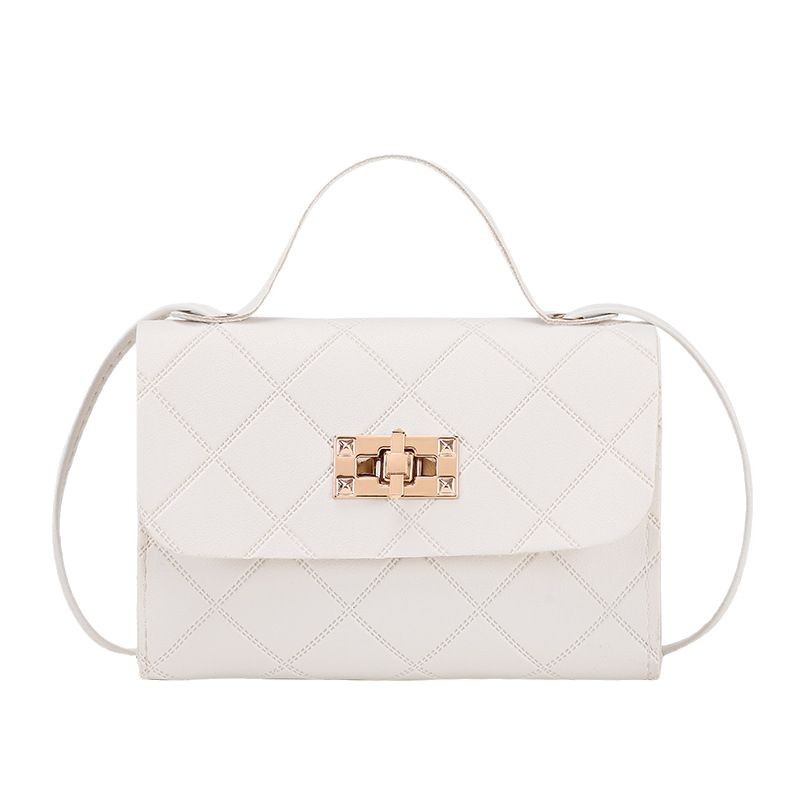 Embossed Diamond Pattern Shoulder Bag For Women Small Crossbody Bag_voghion.com