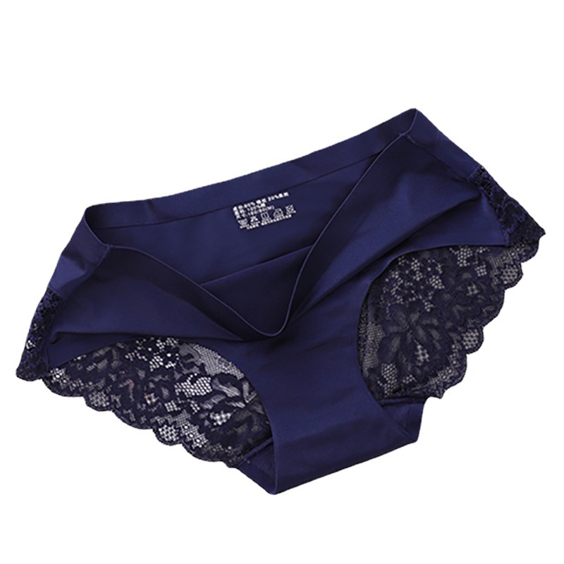 Pantalones de encaje de hielo, cintura media de mujer, entrepierna de algodón sin marca, piel, tamaño grande, pantalones de mujer transpirables, entrepierna de algodón de mujer image 6