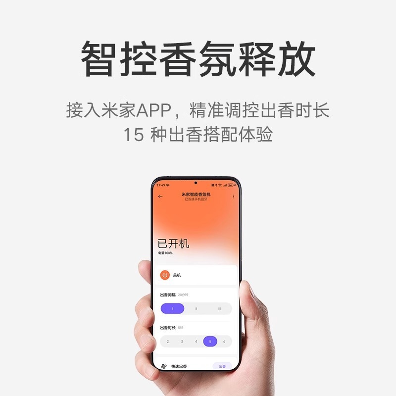Xiao米家スマートアロマセット人が自動的に香りを噴き出します。|undefined