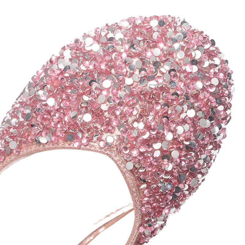 Девочки кожаные туфли на мягкой подошве хрустальные туфли