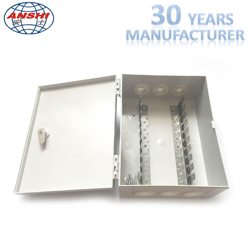 工厂直销接线盒 塑料 100对室内分线盒可装卡接模块光缆电话线