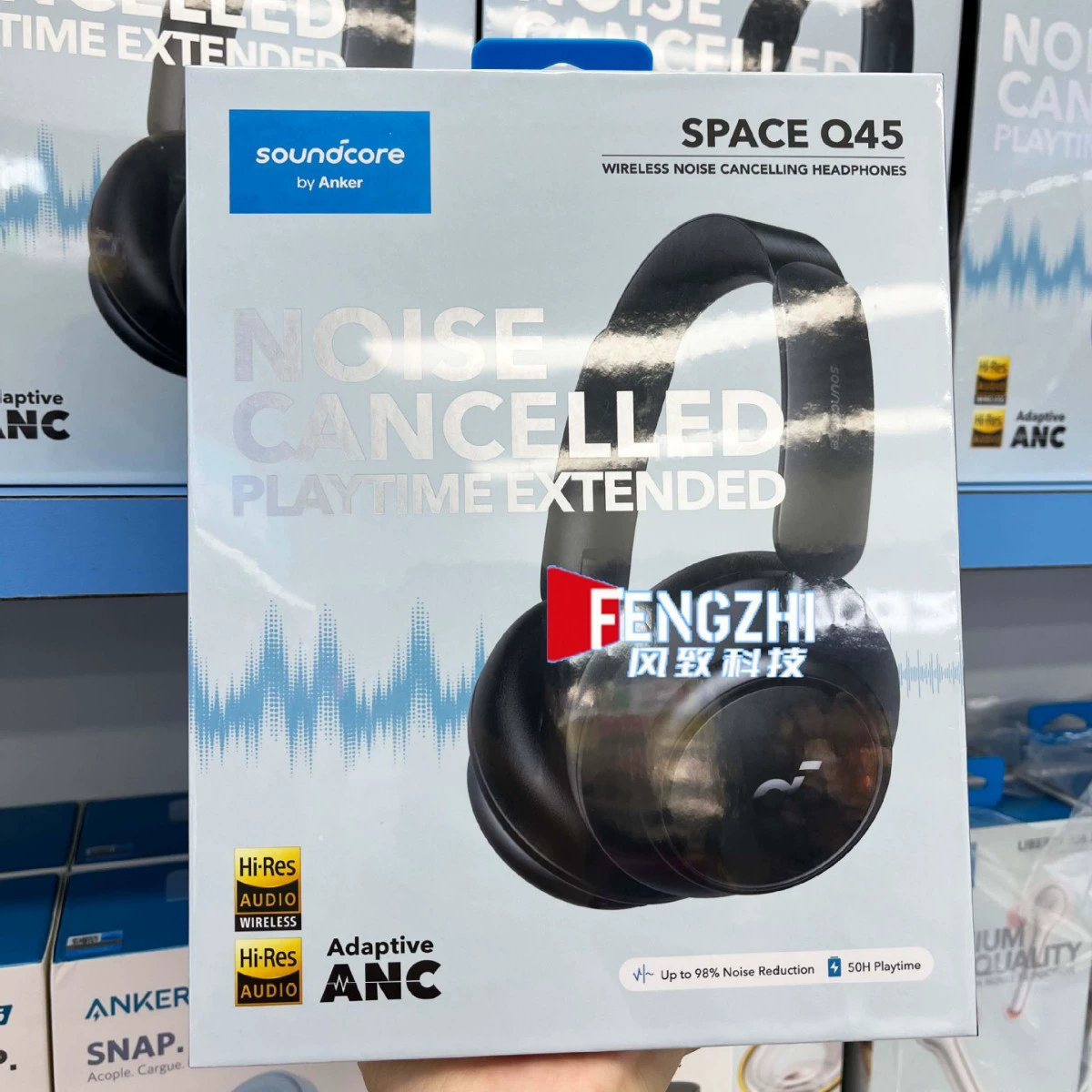 Soundcore Space Q45 наушники без проводов с фильтрацией звука широкого диапазона - Anker A3040