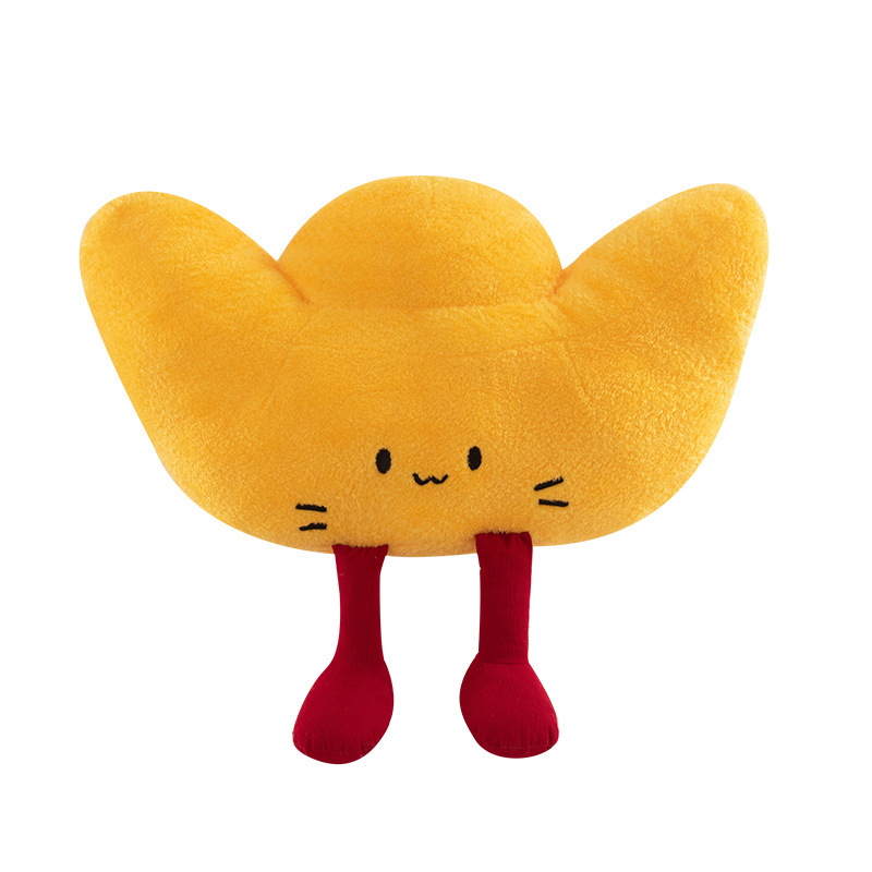 金インゴット枕人形睡眠人形ソファベッドぬいぐるみクッション富と宝のギフト卸売|undefined