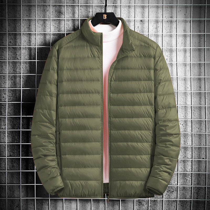 Herrenbekleidung Große Größen Herren Seidenbaumwolle Baumwolljacke Kurze leichte Baumwollarbeitskleidung Arbeitsschutz Kleine Baumwolljacke Herrenmantel_voghion.com